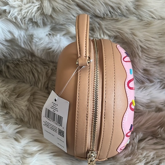 Kate Spade  ♠️ Coffee Break 3D Donut Crossbody bag NWT - Picture 5 of 11
